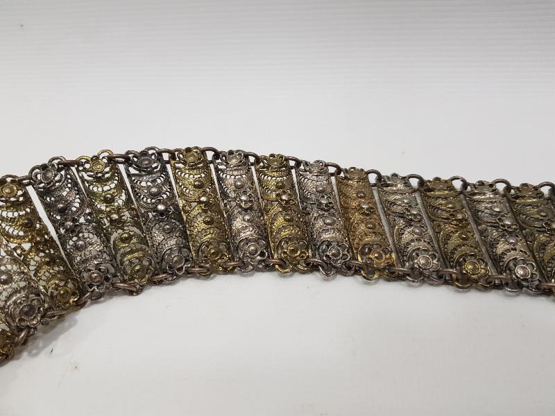 ANTİKA GÜMÜŞ KAPLAMA KEMER