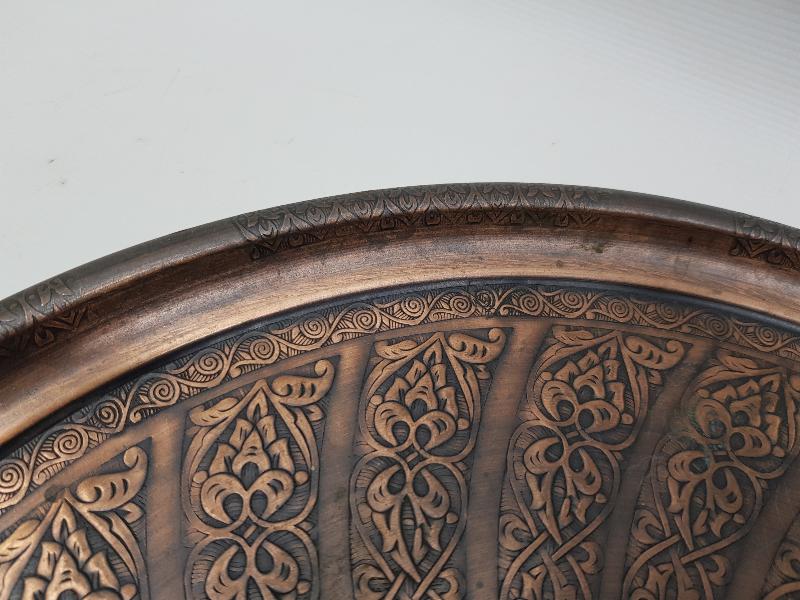 BAKIR KAHVE TEPSİSİ