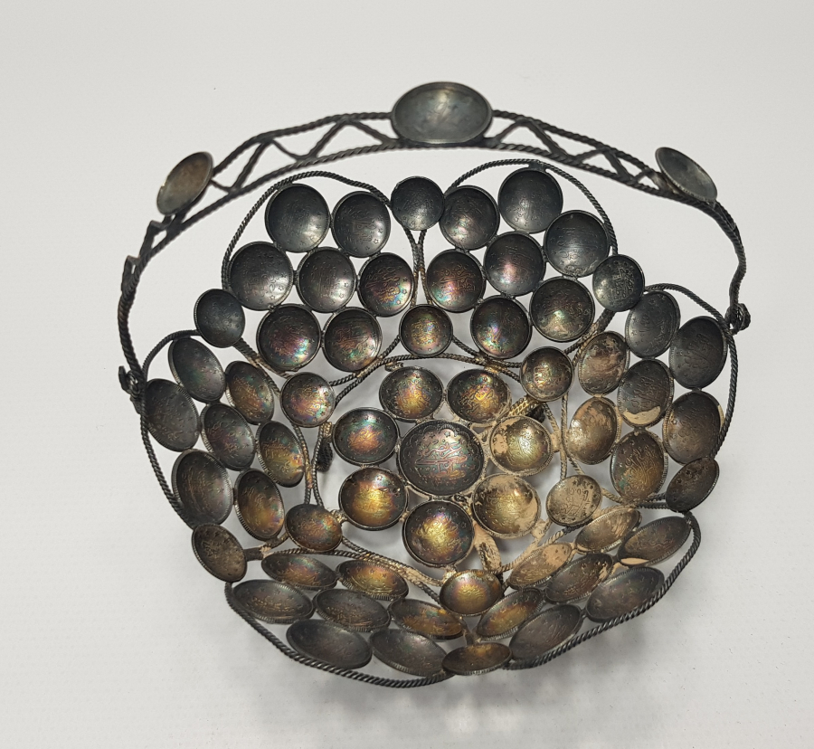 GÜMÜŞ OSMANLI PARALARINDAN YAPILMIŞ ŞEKERLİK