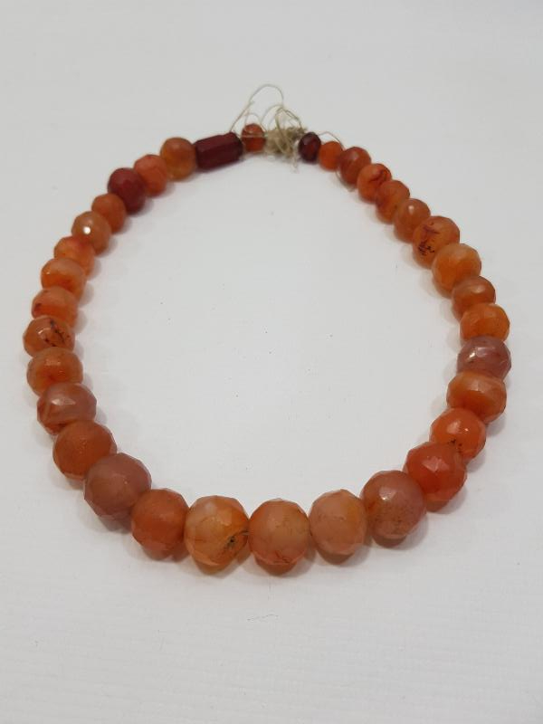 OSMANLI DÖNEMİ FASETA KESİM AKİK GERDANLIK 