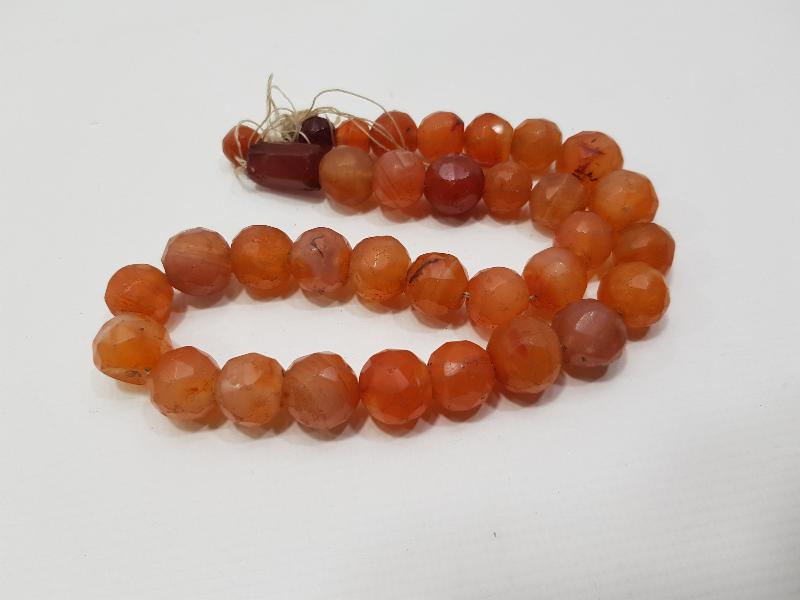 OSMANLI DÖNEMİ FASETA KESİM AKİK GERDANLIK 