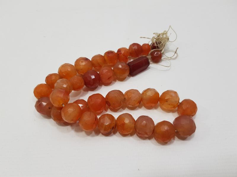 OSMANLI DÖNEMİ FASETA KESİM AKİK GERDANLIK 