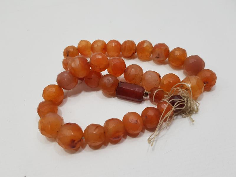 OSMANLI DÖNEMİ FASETA KESİM AKİK GERDANLIK 