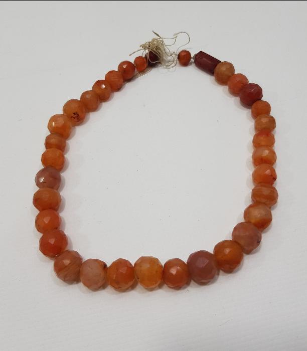 OSMANLI DÖNEMİ FASETA KESİM AKİK GERDANLIK 