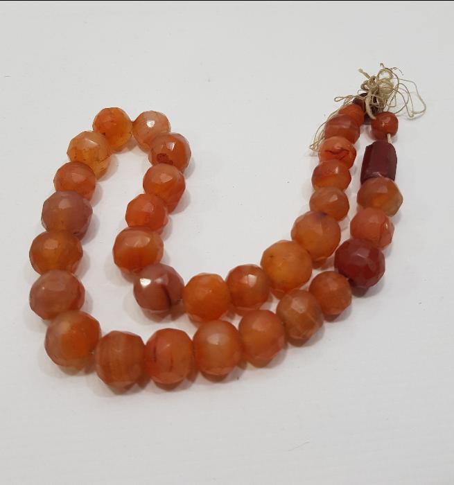 OSMANLI DÖNEMİ FASETA KESİM AKİK GERDANLIK 