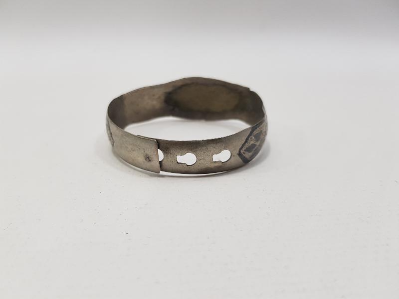 OSMANLI DÖNEMİ OSMANLICA YADİGAR YAZILI GÜMÜŞ BİLEZİK