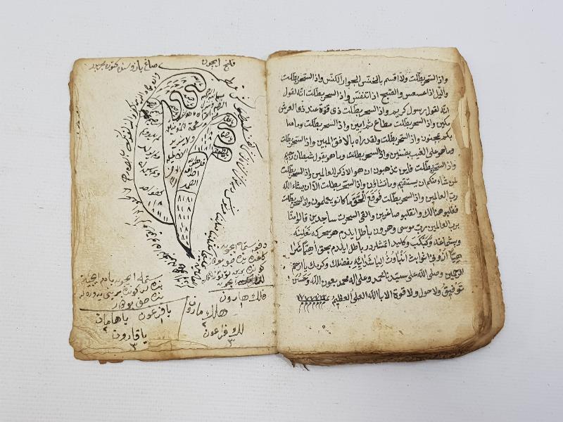 OSMANLI DÖNEMİ TILSIM VE EBCEDLERLE SÜSLÜ EL YAZMA HAVAS KİTABI