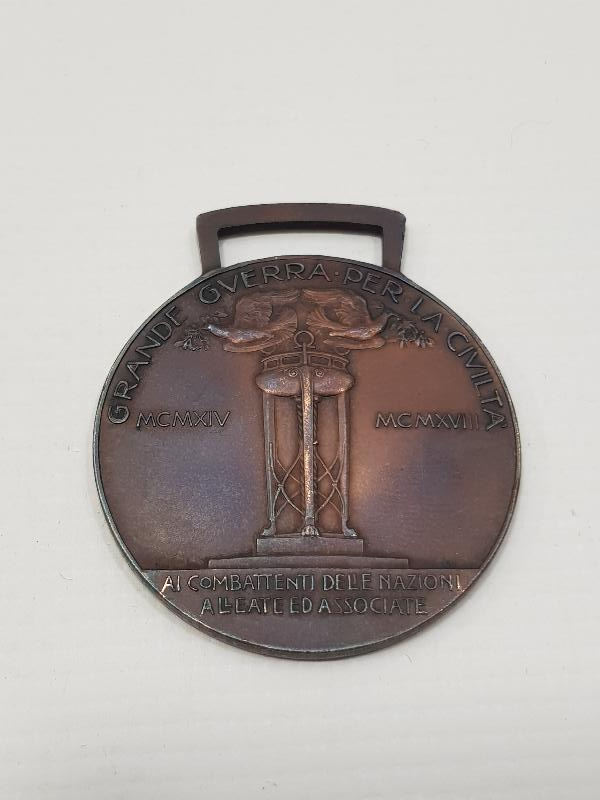 1. DÜNYA SAVAŞI 1914-1918 TARİHLİ İTALYAN MADALYA