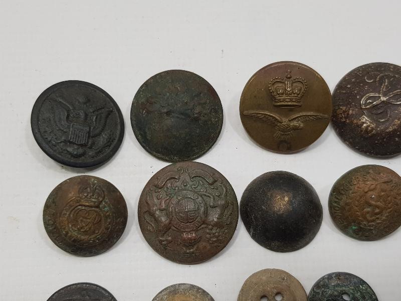 1. DÜNYA SAVAŞI DÖNEMİ 15 ADET ASKERİ DÜĞME