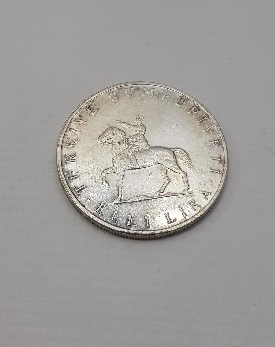 1972 30 AĞUSTOS ZAFER BAYRAMININ 50. YILI GÜMÜŞ 50 LİRA HATIRA PARA