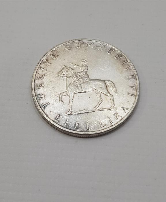 1972 30 AĞUSTOS ZAFER BAYRAMININ 50. YILI GÜMÜŞ 50 LİRA HATIRA PARA