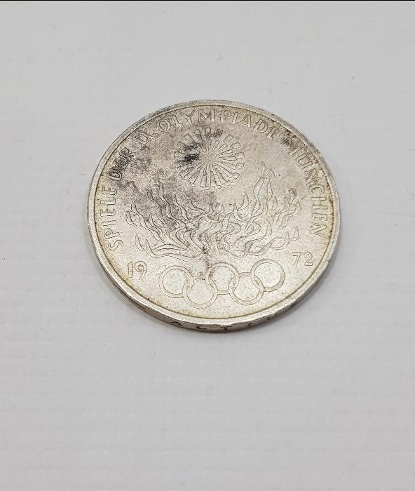 1972 BERLİN OLİMPİYATLARI GÜMÜŞ 10 MARK HATIRA PARA