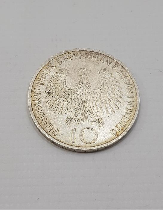 1972 BERLİN OLİMPİYATLARI GÜMÜŞ 10 MARK HATIRA PARA