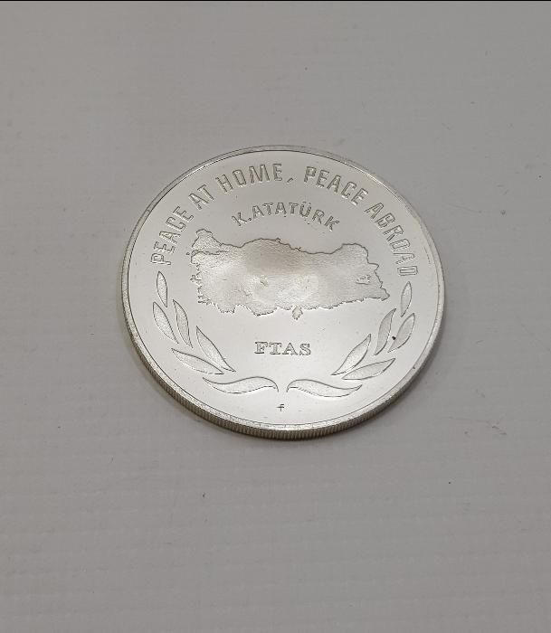 1973 YURTTA BARIŞ, DÜNYADA BARIŞ GÜMÜŞ MADALYON