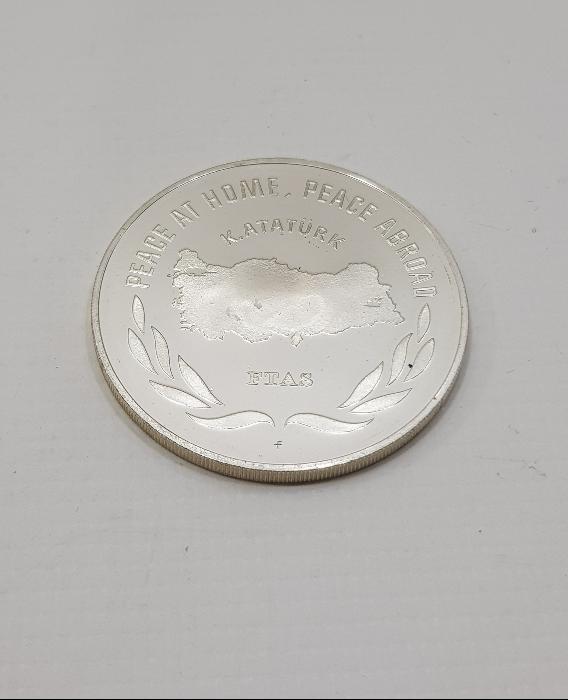 1973 YURTTA BARIŞ, DÜNYADA BARIŞ GÜMÜŞ MADALYON