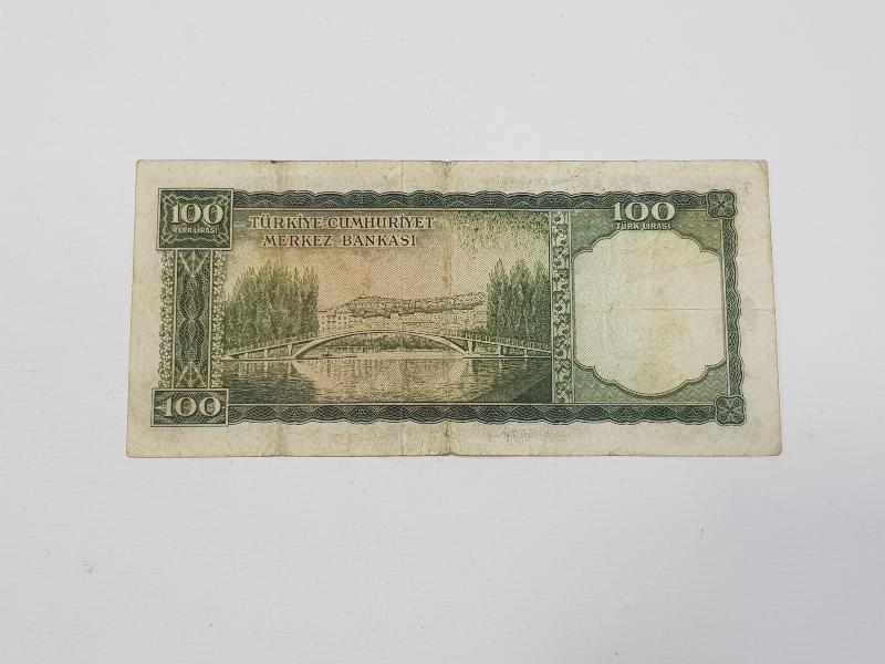 5. EMİSYON 100 LİRA NADİR KAĞIT PARA 