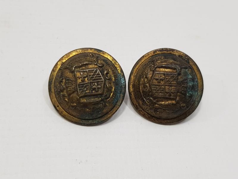 AMERİKAN İÇ SAVAŞI İKİ ADET ASKERİ DÜĞME