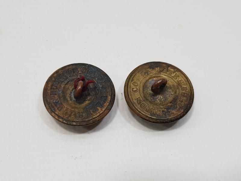 AMERİKAN İÇ SAVAŞI İKİ ADET ASKERİ DÜĞME