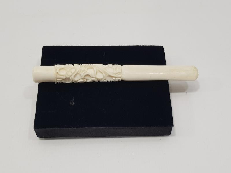 ANTİKA FİL DİŞİ AĞIZLIK 