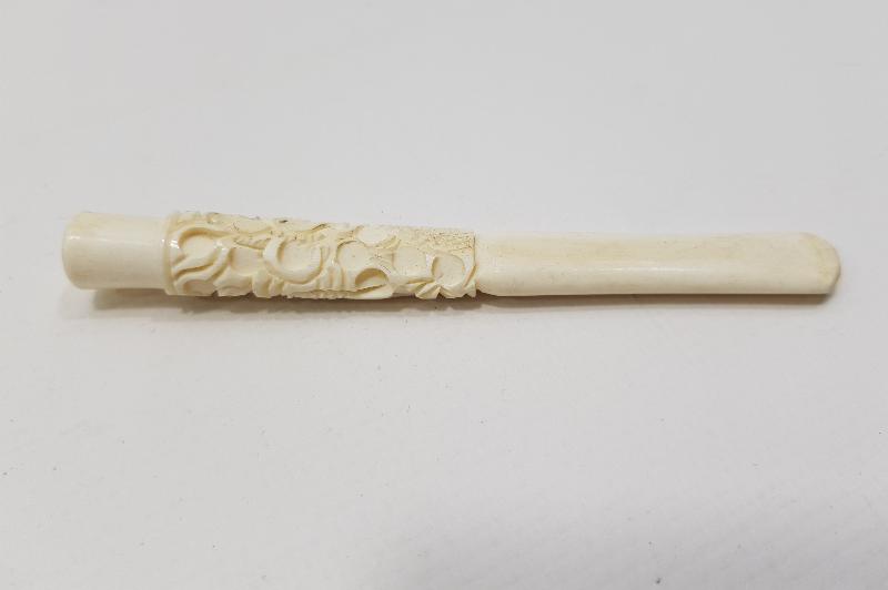 ANTİKA FİL DİŞİ AĞIZLIK 