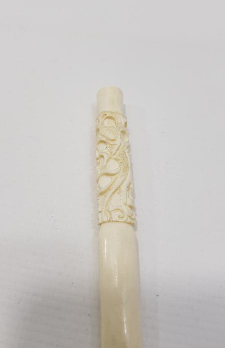 ANTİKA FİL DİŞİ AĞIZLIK 