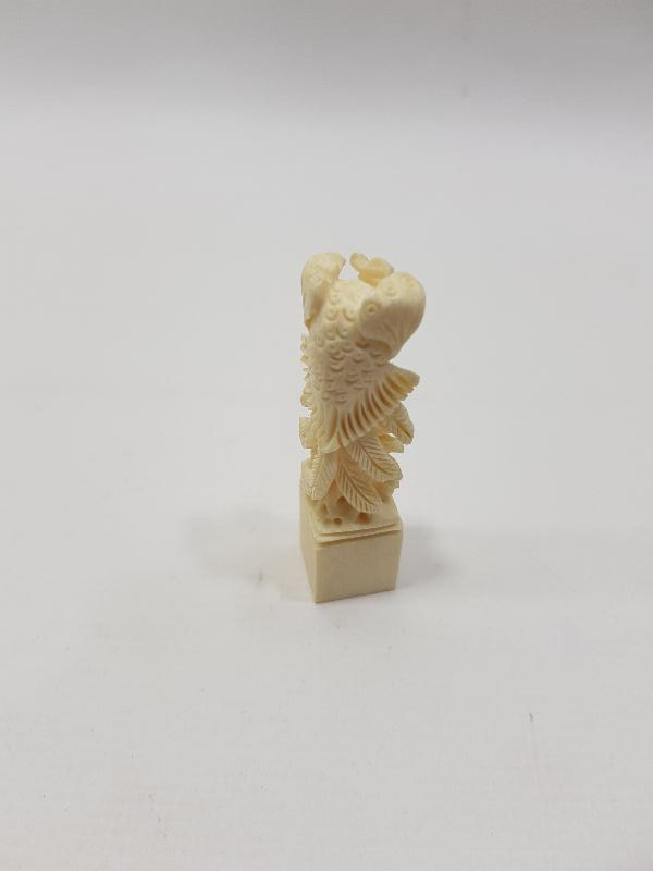 ANTİKA FİL DİŞİ MASA ÜSTÜ OBJESİ 