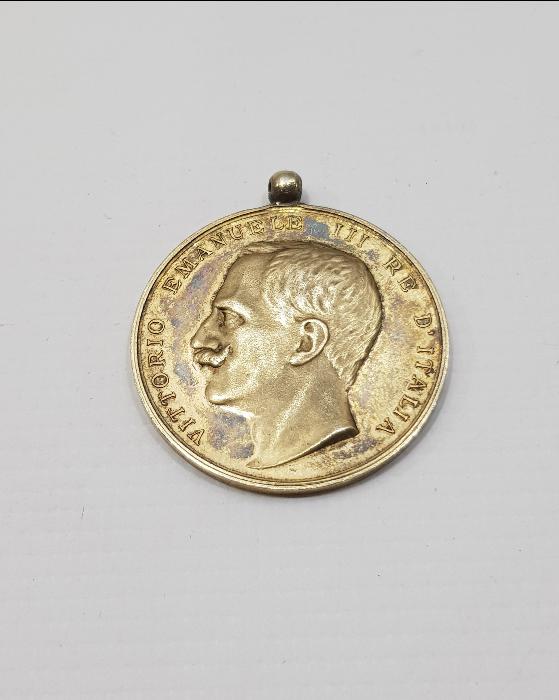 ANTİKA İTALYAN AL MERITO GÜMÜŞ MADALYA