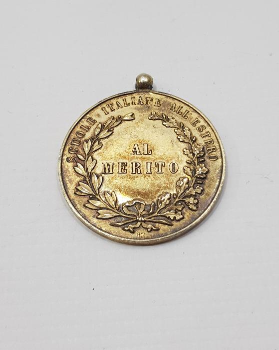 ANTİKA İTALYAN AL MERITO GÜMÜŞ MADALYA