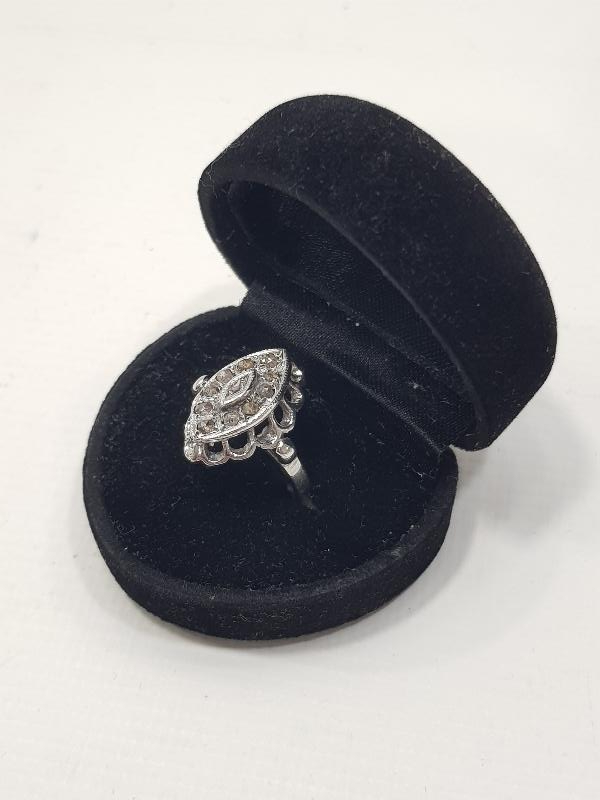 ANTİKA PIRLANTA MEKİK YÜZÜK 