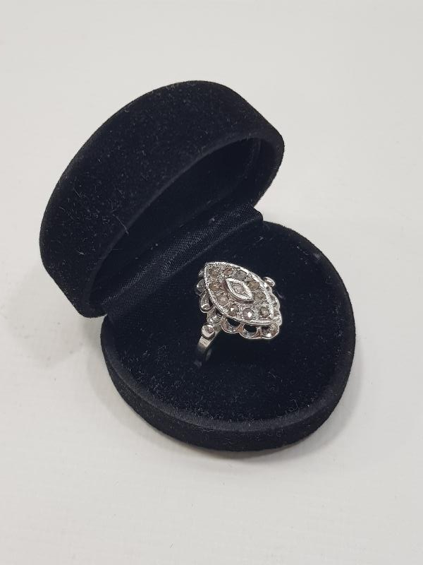 ANTİKA PIRLANTA MEKİK YÜZÜK 