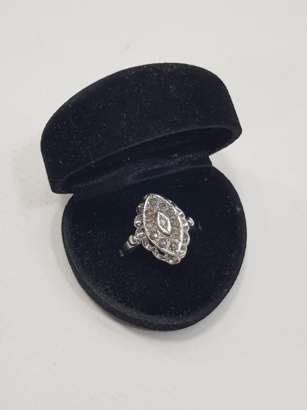 ANTİKA PIRLANTA MEKİK YÜZÜK 