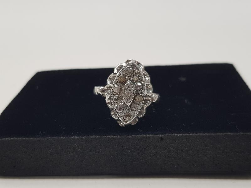 ANTİKA PIRLANTA MEKİK YÜZÜK 