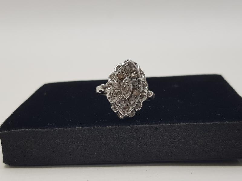 ANTİKA PIRLANTA MEKİK YÜZÜK 