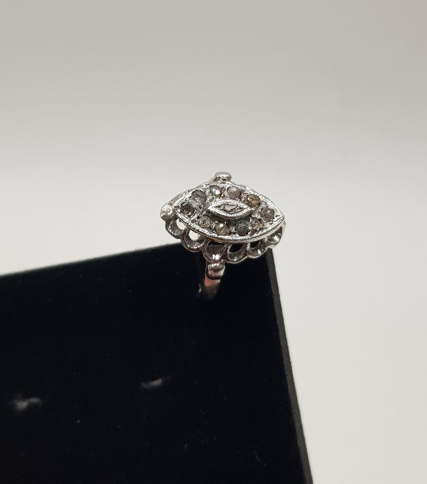 ANTİKA PIRLANTA MEKİK YÜZÜK 