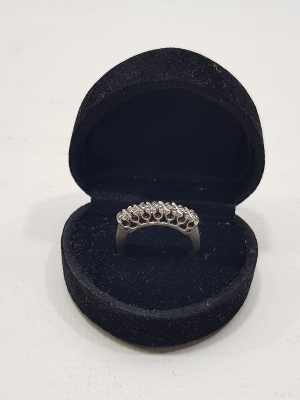 ANTİKA YEDİTAŞ PIRLANTA YÜZÜK 