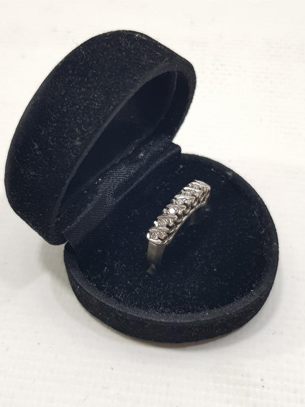 ANTİKA YEDİTAŞ PIRLANTA YÜZÜK 