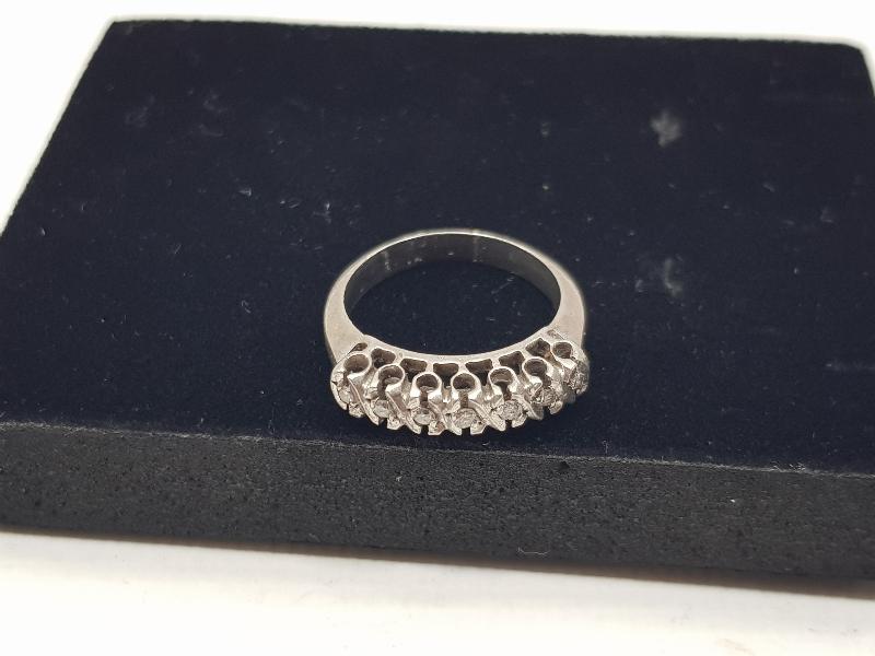 ANTİKA YEDİTAŞ PIRLANTA YÜZÜK 