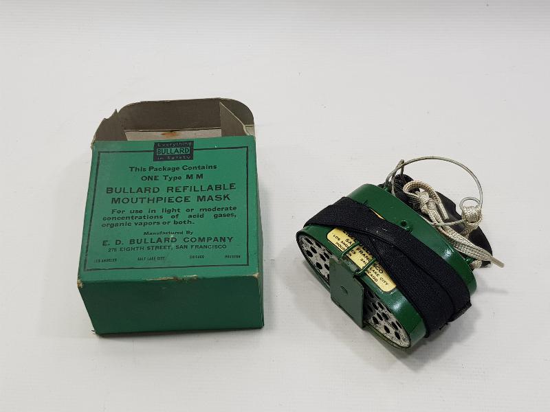 İKİNCİ DÜNYA SAVAŞI DÖNEMİ APARATLI GAZ MASKESİ REFİLİ 