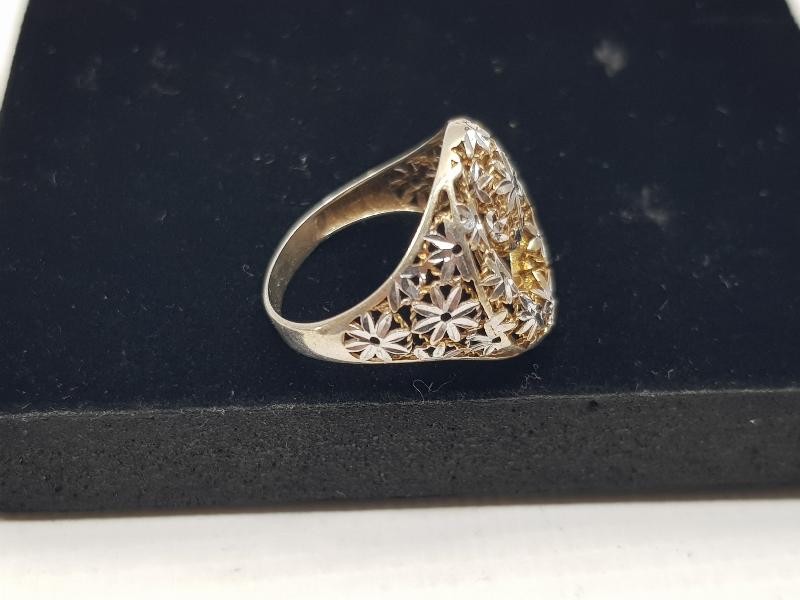 KALEM İŞÇİLİKLİ AY YILDIZLI GÜMÜŞ YÜZÜK