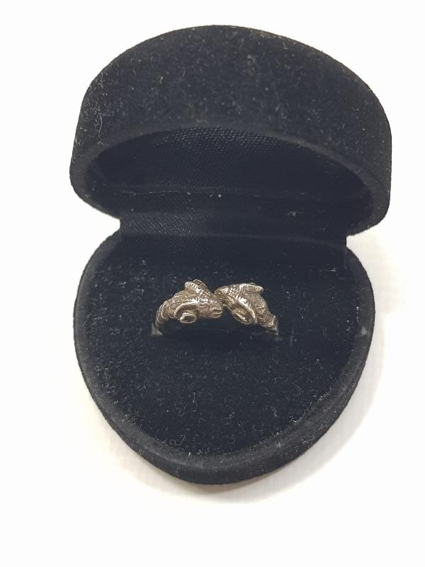 KOÇ FORMLU GÜMÜŞ YÜZÜK 