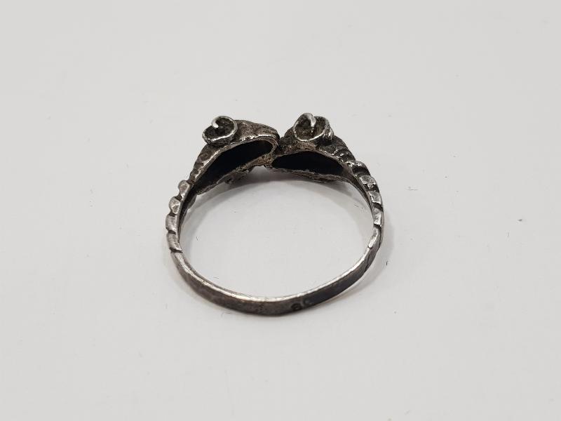 KOÇ FORMLU GÜMÜŞ YÜZÜK 