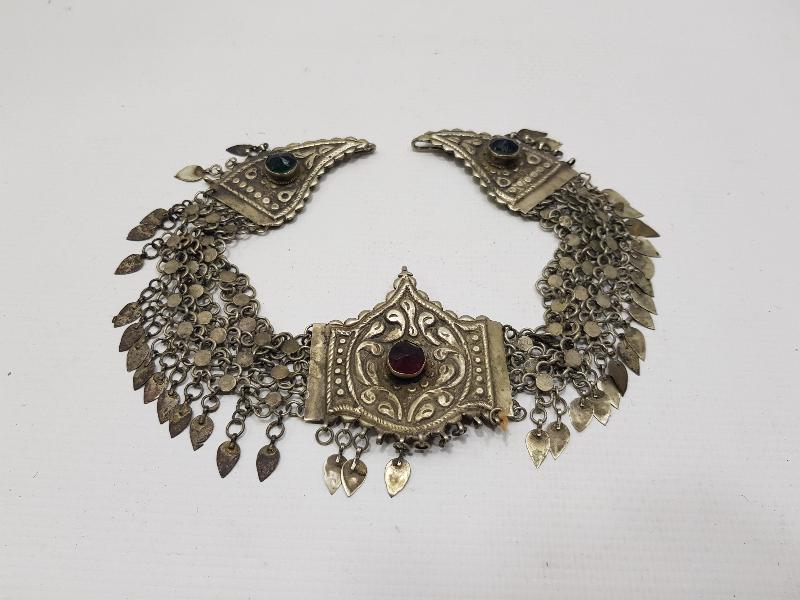 OSMANLI DÖNEMİ EGE BÖLGESİ GÜMÜŞ KADIN ALINLIĞI - CINGIL