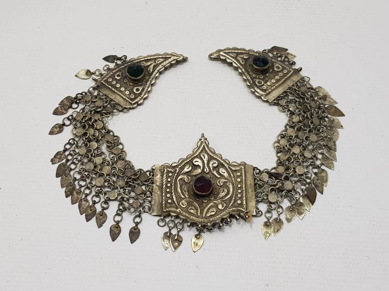 OSMANLI DÖNEMİ EGE BÖLGESİ GÜMÜŞ KADIN ALINLIĞI - CINGIL