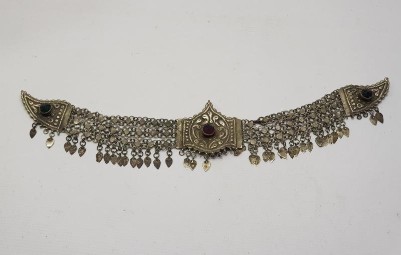 OSMANLI DÖNEMİ EGE BÖLGESİ GÜMÜŞ KADIN ALINLIĞI - CINGIL