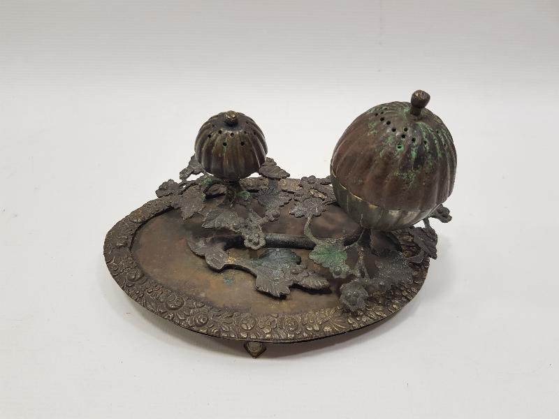 OSMANLI DÖNEMİ NADİR FORMDA BUHURDANLIK