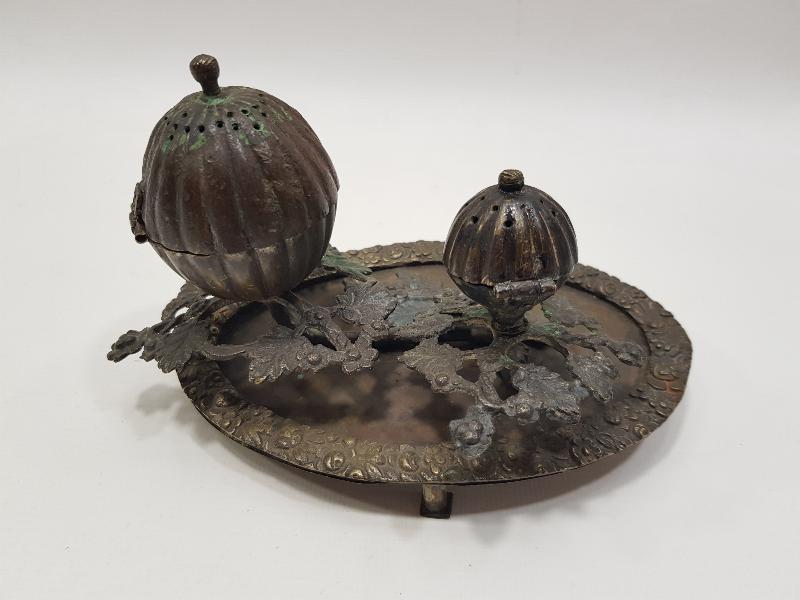 OSMANLI DÖNEMİ NADİR FORMDA BUHURDANLIK