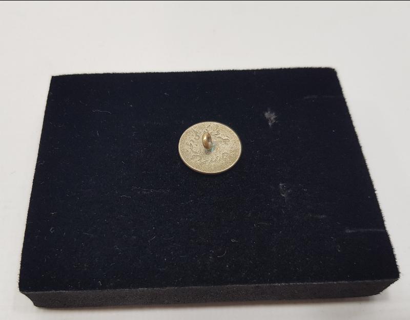 OSMANLICA MAKRİKÖYLÜ DİMİTRİ YAZILI GÜMÜŞ DÜĞME