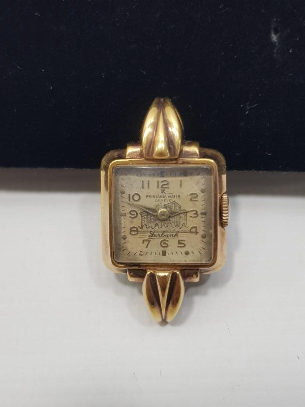 PRINTANIA WATCH ZİRAAT BANKASI ALTIN KAPLAMA KOL SAATİ