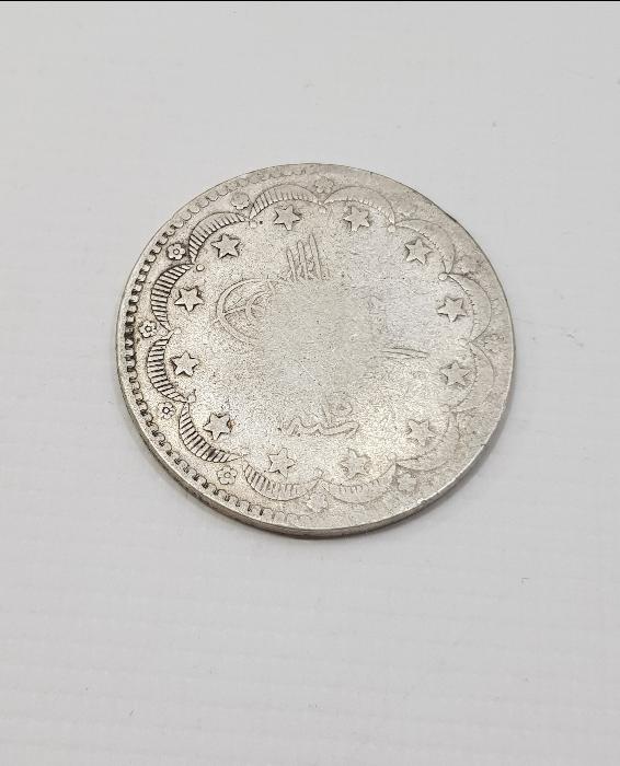 SULTAN ABDÜLAZİZ DÖNEMİ 1277/15 GÜMÜŞ 20 KURUŞ MECİDİYE PARA