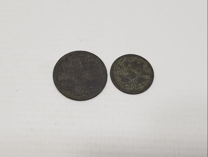 SULTAN II. ABDÜLHAMİD HAN DÖNEMİ GÜMÜŞ 5 PARA VE 10 PARA